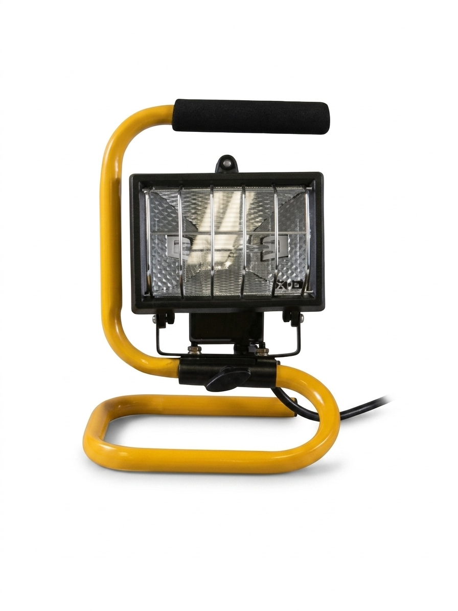 Přenosné halogenové světlo 150w / 500w z přední strany